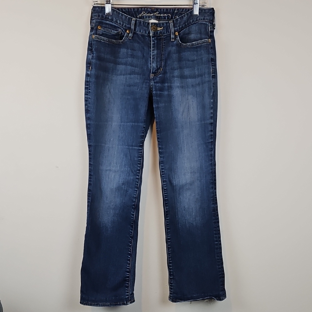 Eddie Bauer Indigo Straight Leg Jeans Size 6